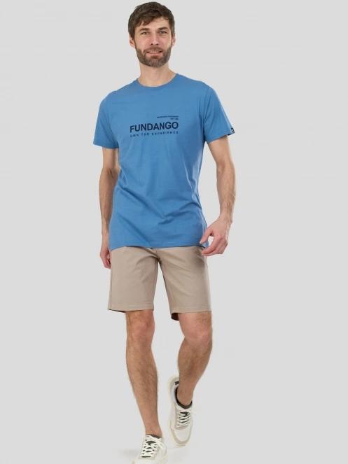 Fundango Vital Graphic-T for men in blue 4
