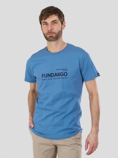 Fundango Vital Graphic-T for men in blue 5