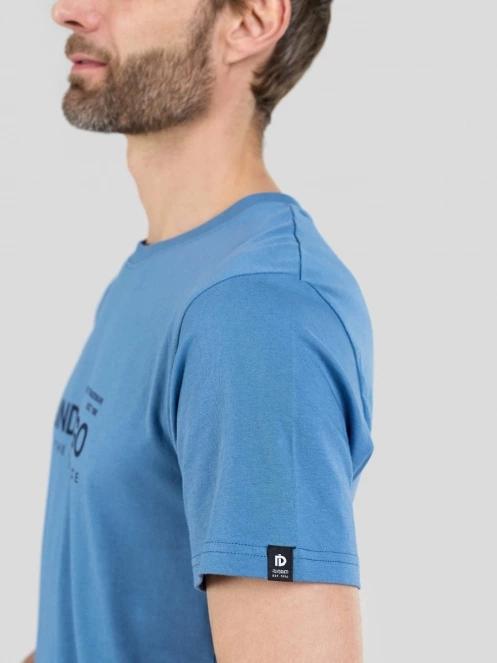 Fundango Vital Graphic-T for men in blue 7