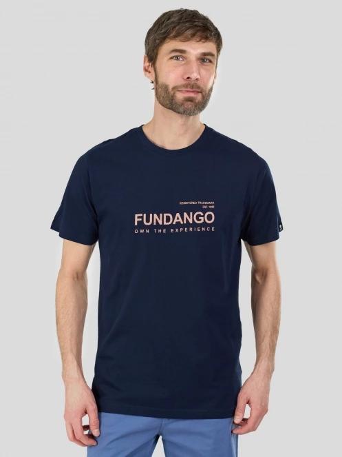 Fundango Vital Graphic-T for men in dark blue 5