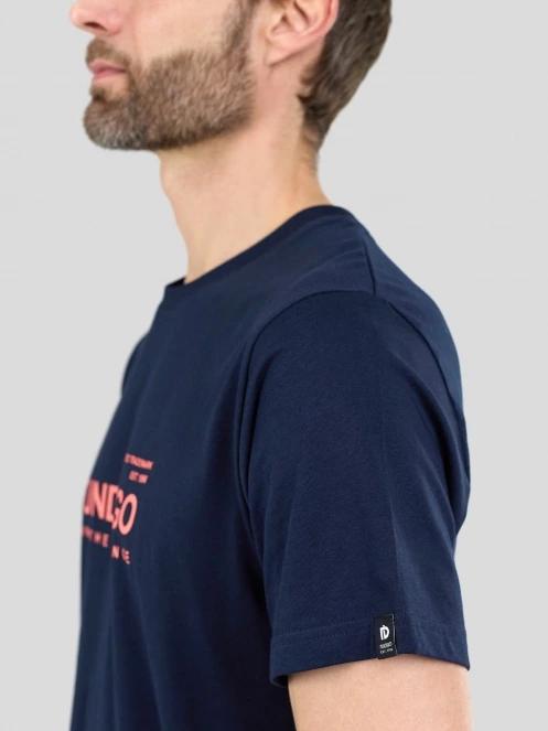 Fundango Vital Graphic-T for men in dark blue 7