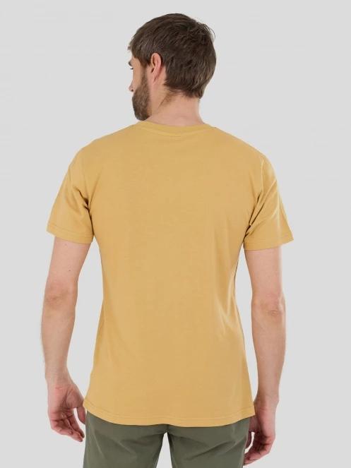 Fundango Vital Graphic-T for men in yellow 3