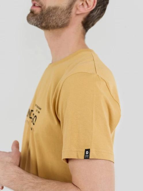 Fundango Vital Graphic-T for men in yellow 6