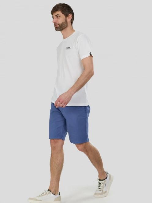 Fundango Breaker Graphic-T for men in white 5