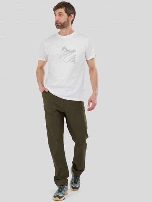 Fundango Montes Graphic-T for men in white 4