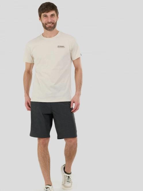 Fundango Montes Graphic-T for men in sand 4