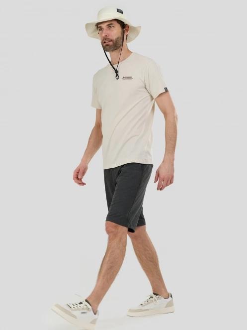 Fundango Montes Graphic-T for men in sand 5