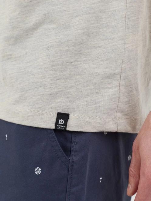 Fundango Phase Henley T-shirt for men in sand 8