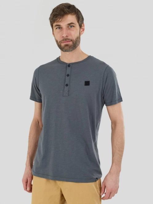 Fundango Phase Henley T-shirt for men in grey 5