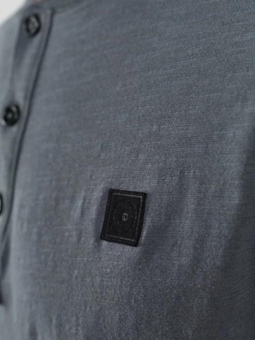 Fundango Phase Henley T-shirt for men in grey 7