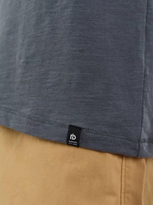 Fundango Phase Henley T-shirt for men in grey 8