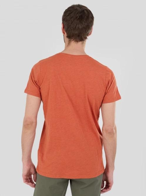 Fundango Jaggy II Structured T-shirt for men in orange 3