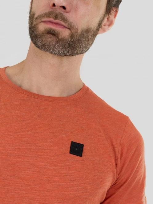 Fundango Jaggy II Structured T-shirt for men in orange 6