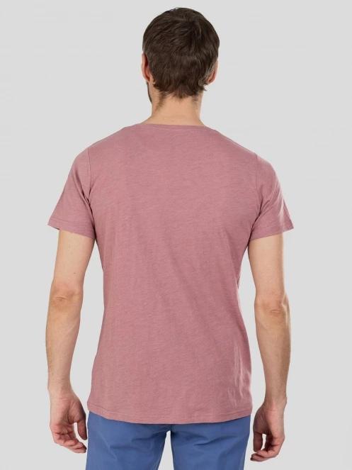 Fundango Jaggy II Structured T-shirt for men in pink 3