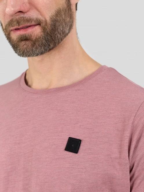 Fundango Jaggy II Structured T-shirt for men in pink 5