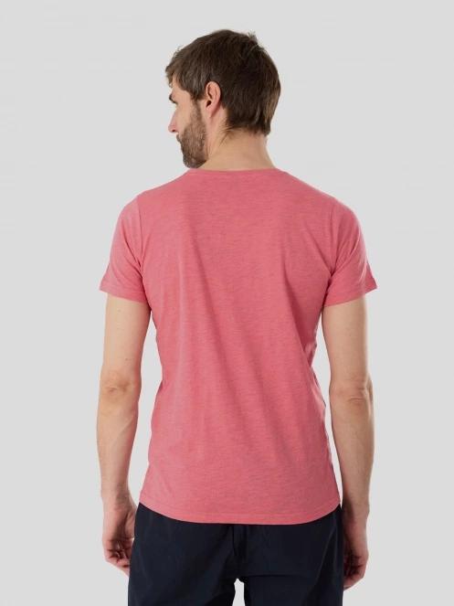 Fundango Jaggy II Structured T-shirt for men in pink 3