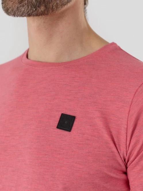 Fundango Jaggy II Structured T-shirt for men in pink 5