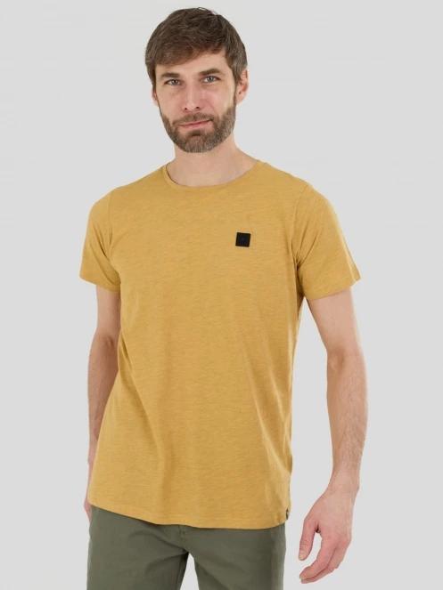 Fundango Jaggy II Structured T-shirt for men in yellow 2