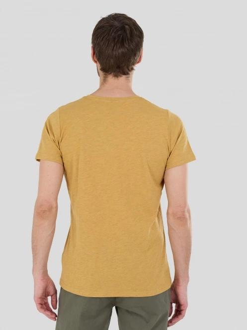 Fundango Jaggy II Structured T-shirt for men in yellow 3