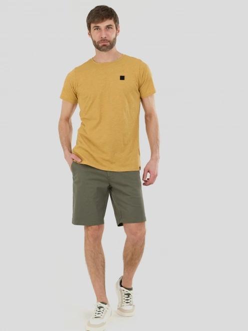 Fundango Jaggy II Structured T-shirt for men in yellow 4