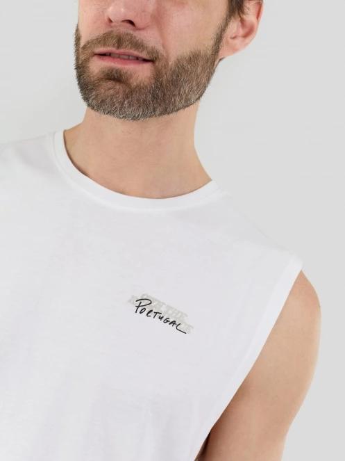 Fundango Alon II Surf Tank-T for men in white 6
