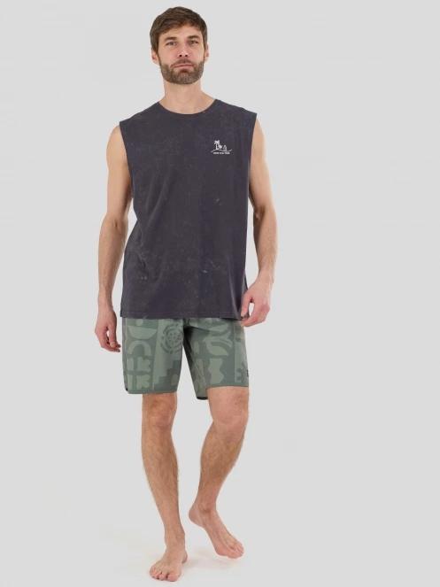 Fundango Alon II Surf Tank-T for men in black 4