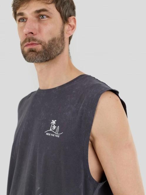 Fundango Alon II Surf Tank-T for men in black 8