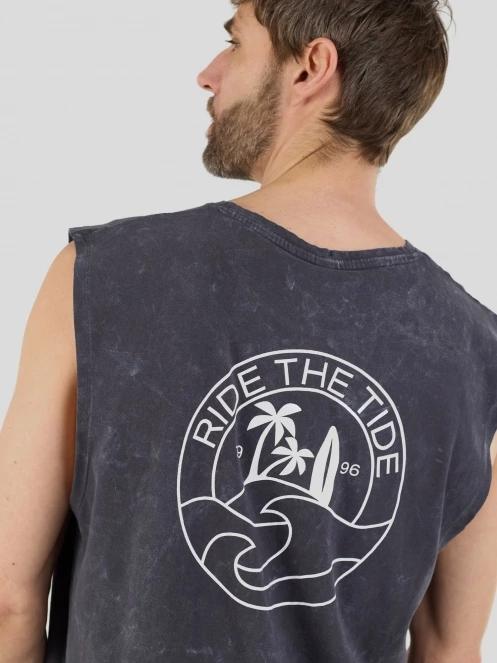 Fundango Alon II Surf Tank-T for men in black 9