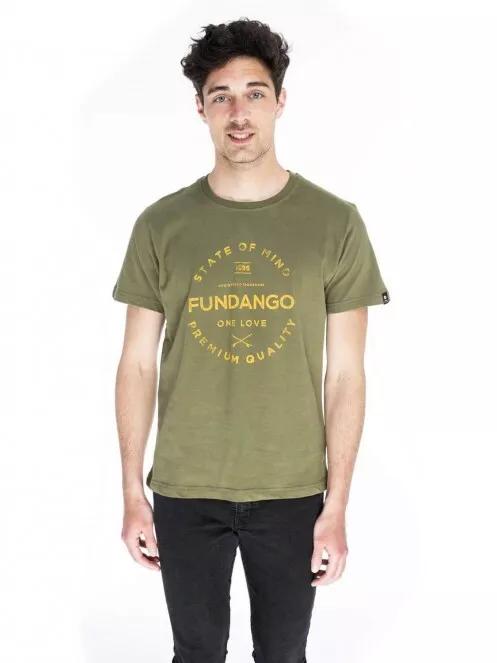 Fundango Basic T Logo 2 for men in oliv 2