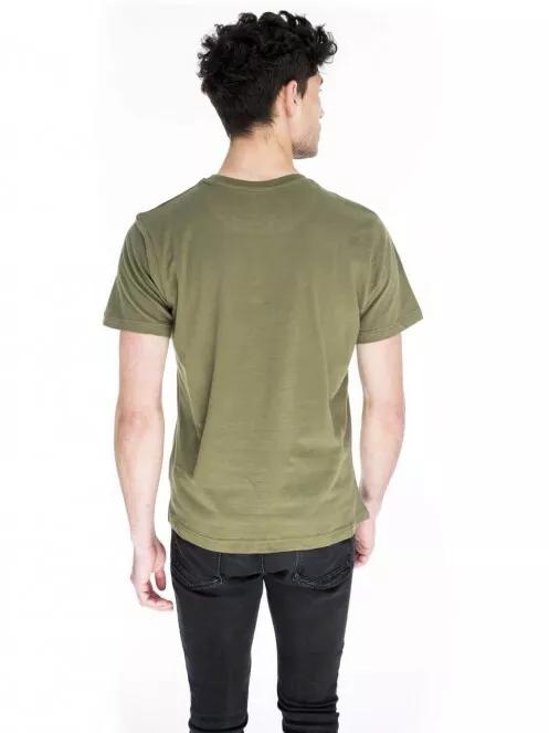 Fundango Basic T Logo 2 for men in oliv 3
