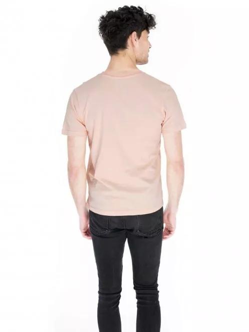 Fundango Basic T Logo 6 for men in pink 3
