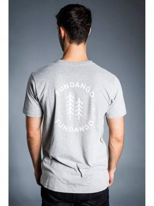 Fundango BASIC T LOGO for men in grey 3