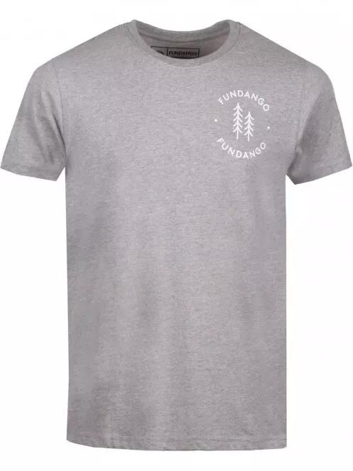 Fundango BASIC T LOGO for men in grey 5