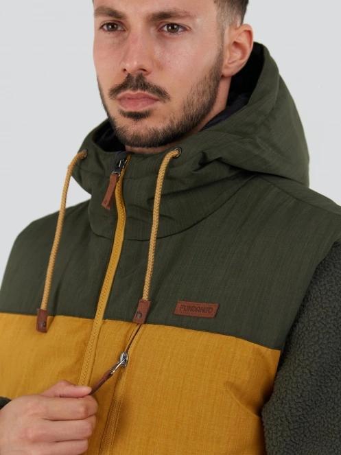 Fundango Karl Padded Vest for men in yellow 5