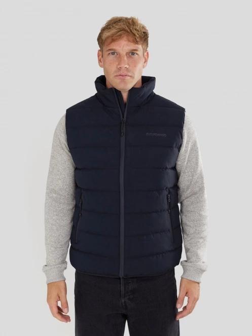 Fundango Vance Padded Vest for men in dark blue 2