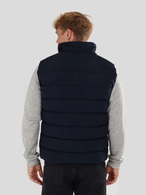 Fundango Vance Padded Vest for men in dark blue 3