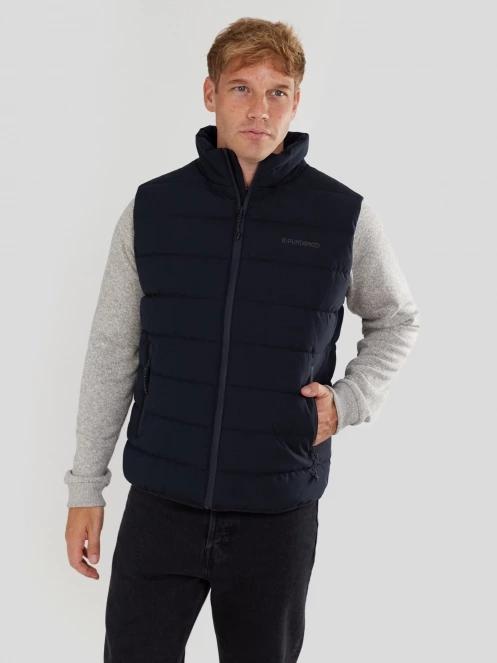 Fundango Vance Padded Vest for men in dark blue 5