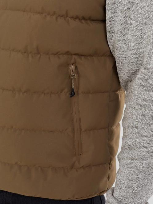 Fundango Vance Padded Vest for men in brown 5