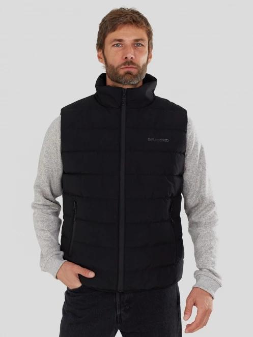 Fundango Vance Padded Vest for men in black 2