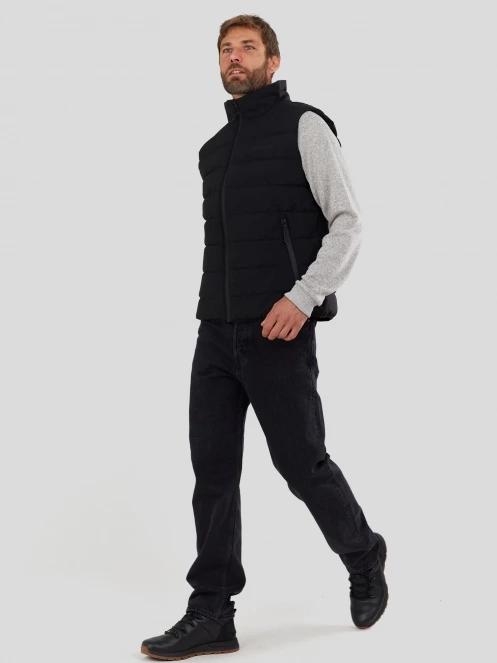 Fundango Vance Padded Vest for men in black 4
