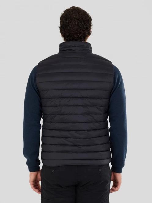 Fundango Flint Padded Vest for men in black 3
