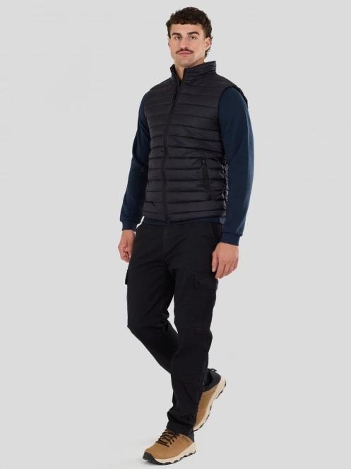 Fundango Flint Padded Vest for men in black 4