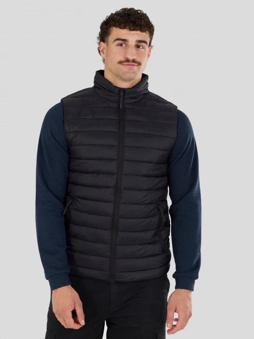 Fundango Flint Padded Vest for men in black 5