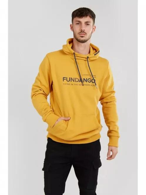 Fundango Hoover Hooded sweatshirt for men in orange 2