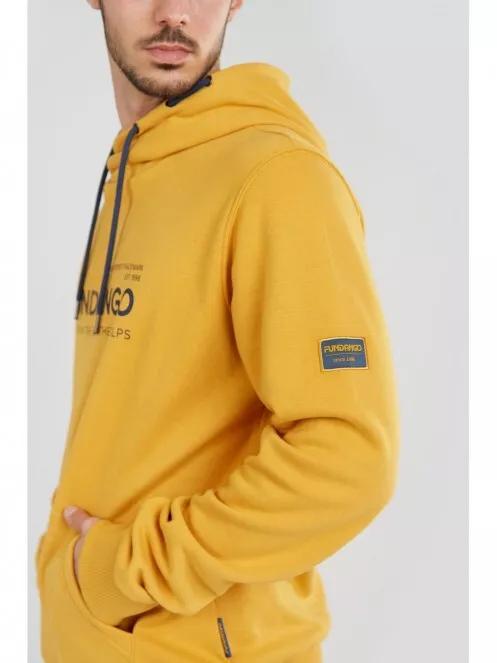 Fundango Hoover Hooded sweatshirt for men in orange 4