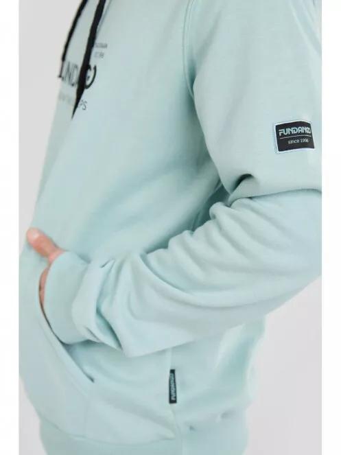 Fundango Hoover Hooded sweatshirt for men in green 4