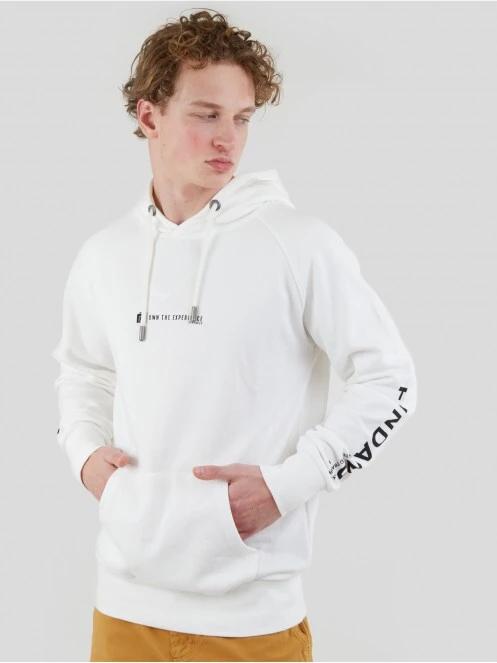 Fundango Talis Hooded Sweatshirt for men in white 2
