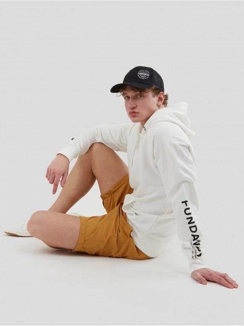Fundango Talis Hooded Sweatshirt for men in white 5