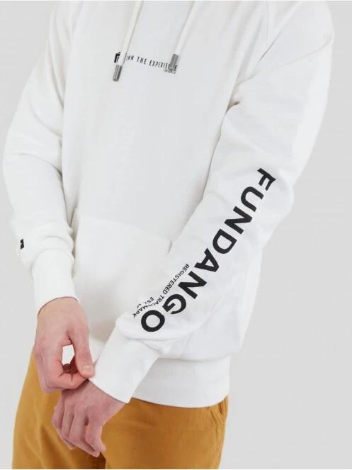 Fundango Talis Hooded Sweatshirt for men in white 6