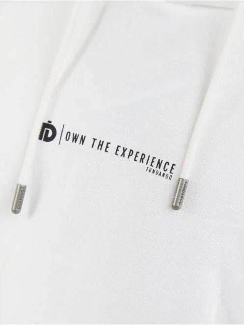 Fundango Talis Hooded Sweatshirt for men in white 7